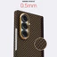 Dành Cho Samsung Galaxy Z Fold 7 Carbon Aramid Sợi Dành Cho Từ Tính Siêu Mỏng Bản Lề Trục Bọc Vỏ Điện Thoại Bảo Vệ