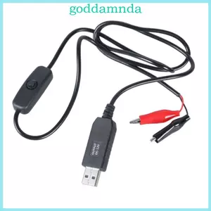 GODD Thiết lập nhanh USB sang Alligators Test Leads cho dây cấp nguồn thiết bị 12V