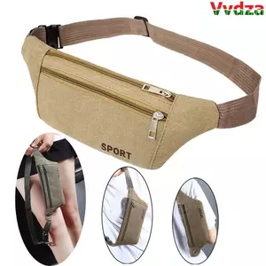 VVDZA Gói Thắt Lưng Nhiều Túi Nam Túi Bảo Quản Ví Hông