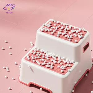 HFTOY Trẻ Em Chậu Rửa Bước Phân Rửa Tay Bước Phân Bàn Chải Rửa Mặt Bước Vệ Sinh Chân Phân ~
