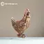 GE Đồng Chắc Chắn Hen Tượng Nhỏ Để Bàn Đồ Trang Trí Vintage Cung Hoàng Đạo Động Vật Các Bức Tượng Mẫu Luy Trang Trí Nhà Cửa Thủ Công Phụ Kiện VN