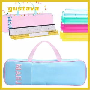 Túi đựng mạt chược GUSTAVA, được trang bị tay cầm Thiết kế đóng cửa có dây kéo Túi đựng gạch mạt chược, Túi đựng đồ chơi mạt chược nhẹ thoải mái tiện dụng