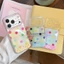 Ốp điện thoại chấm bi đầy màu sắc mạ vàng cho iPhone 17 Pro Max 16 15 14 Vỏ bảo vệ chống sốc