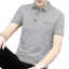 Mùa Hè Slim-fit Áo Sơ Mi polo Nam Thời Trang Tay Ngắn Lật Nam Công Sở Top Nửa Tay Đáy Áo Thun 6SKD