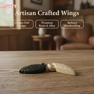HFSHY Luy Owl Mặt Dây Chuyền Nelace Handmade Họa Tiết Động Vật Niel Miễn Phí Cặp Đôi Trang Sức Cho Da Nhạy Cảm Người Dùng VN