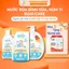 Nước rửa bình sữa, núm ti, đồ chơi Bogi Care an toàn tự nhiên, sạch khuẩn, không hóa chất cho bé