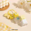 Đồ chơi Fidget bàn phím Mini DONOVANQQ, Móc khóa giải nén bàn phím 4 phím sáng tạo, Tương tác dễ thương không có đèn LED Nút có thể nhấp vào Móc khóa công tắc cơ khí Trang trí văn phòng