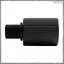 1 Bộ chuyển đổi điều chỉnh hộp đựng bình chứa Propane di động 5 / 8-18UNF sang M18X1.5 Chủ đề màu đen cho máy sưởi, đầu đốt, bếp, các bộ phận hố lửa
