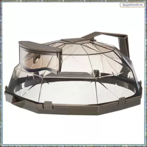 Vỏ bọc thực phẩm vi sóng có tay cầm và hộp đựng nước – Trong suốt để giữ nhiệt Vỏ cách nhiệt cho lò vi sóng Lò nướng sạch sẽ