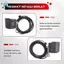 36V-60V E-Bike Đèn Pha EScoooter LED Đèn Trước Xe Đạp Điện Xe Đạp Xe Máy Chống Thấm Nước Sừng Bộ Đèn Pha
