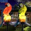 <cosyh>Elegant Resin Solar Light for Garden Parrot Animal Lawn Ornament Waterproof Lamp
