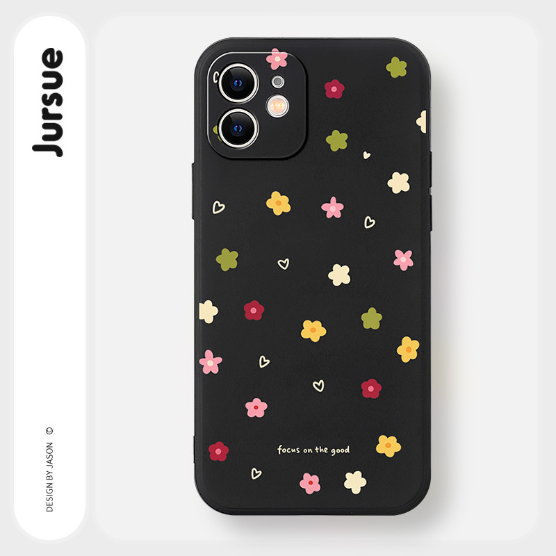 JURSUE Ốp lưng Hoa văn Họa tiết nữ chống sốc chống bẩn mềm cho iPhone 17 Air 16 15 14 13 12 11 PRO MAX SE 2020 X XR XS ip 8 7 Plus MZ506829
