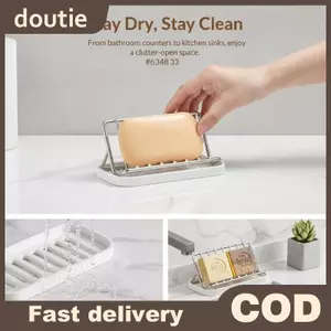 Giá đỡ xà phòng Doutie Drain Ra cho phòng tắm Thiết kế vệ sinh để bảo quản xà phòng sạch và khô VN