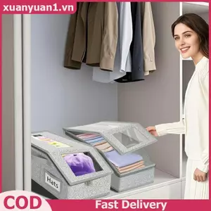 XUAN Mũ Bóng Chày Tổ Chức Hộp Bảo Quản Cửa Sổ Trong Suốt Chống Bụi 10 + Mũ Dung Tích Cho Phòng Ngủ Tủ Quần Áo Tổ Chức VN