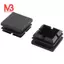 Bàn vuông Ghế Chân Ống Ống Chân Chèn Nắp 25mmx25mm 20 chiếc Đen