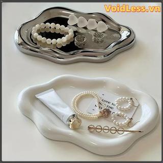 Khay đựng đồ trang sức VOIDLESS, Tấm lưu trữ bằng nhựa hình đám mây, Tấm trưng bày trang sức Mini sang trọng nhẹ Đồng hồ / Lưu trữ chìa khóa