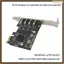 Thẻ mở rộng PCIE 1X sang Type C PCI-E X1 sang 4 cổng TYPE-C USB 3.2 GEN1 Thẻ nâng chuyển đổi 5Gbps