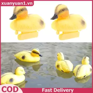 XUAN Nổi Du Con Ao Tượng Trang Trí Nhựa Du Decoy Nổi Trang Trí Động Vật Điêu Khắc Ngoài Trời VN