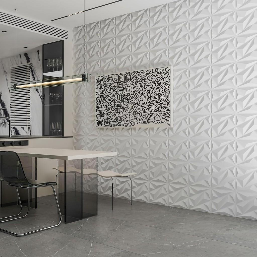Tấm Ốp Tường 3D PVC 50x50cm Khổ Lớn, Miếng Dán Tường Trang Trí Tường TV Phòng Ngủ Văn Phòng Dễ Thi Công | BigBuy360 - bigbuy360.vn