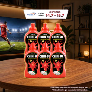 Combo 6 chai Tương Ớt CHIN-SU 500G (Bao bì có thể thay đổi theo đợt nhập hàng)