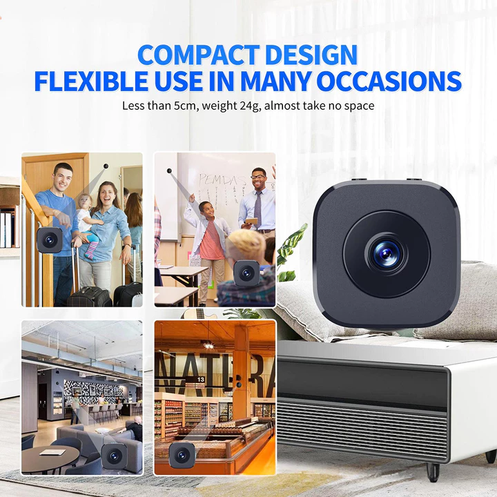 Camera Wi-Fi Mini có điều khiển ứng dụng Camera an ninh trong nhà không dây 1080P WiFi HD Camera cho bé thú cưng