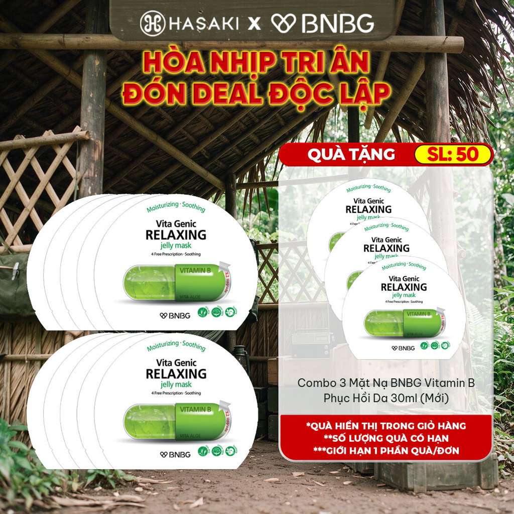 Combo 10 Mặt Nạ Giấy BNBG Vita Genic Jelly Mask 30ml