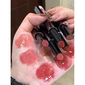 son bóng black rouge son black rouge Nước ép trong suốt Ice ~ Pure Desire Tender Girl Lip Gloss Lip Gloss Water Gloss Mirror Fake Plain Face White White Dưỡng ẩm Son bóng môi