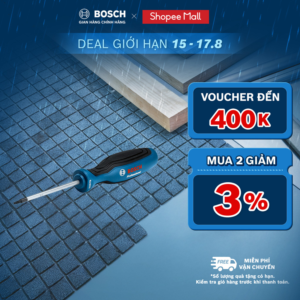 Tua vít đầu bông TX Bosch