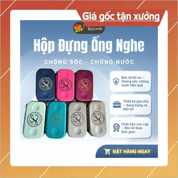Hộp Đựng Ống Nghe Littmann / Y Tế – Chống Va Đập, Siêu Bền, Gọn Nhẹ,EVA Cứng Cáp, Có Ngăn Lưới Tiện Dụng