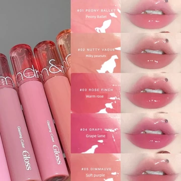 son romand sanrio son romand gloss Tinh chất Su Yan nữ Hàn Quốc!Hàn Quốc romand Angel Light Syrup Lip Gloss Water Gloss Mirror Dưỡng ẩm Son bóng
