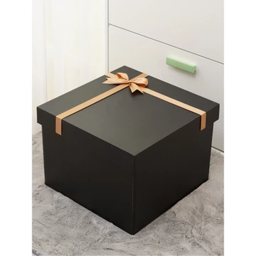 hộp đựng quà noel hộp đựng quà sinh nhật Hộp Quà Màu Đen Quá Khổ Vuông Cao Cấp Bạn Trai Quà Tặng Sinh Nhật Hộp Đóng Gói Cực Lớn Hộp Quà Tặng Hộp Rỗng