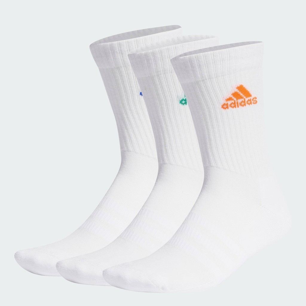 adidas Phong cách sống & Bóng rổ Bộ 3 Đôi Tất Cao Cổ Có Đệm Unisex trắng IC1314