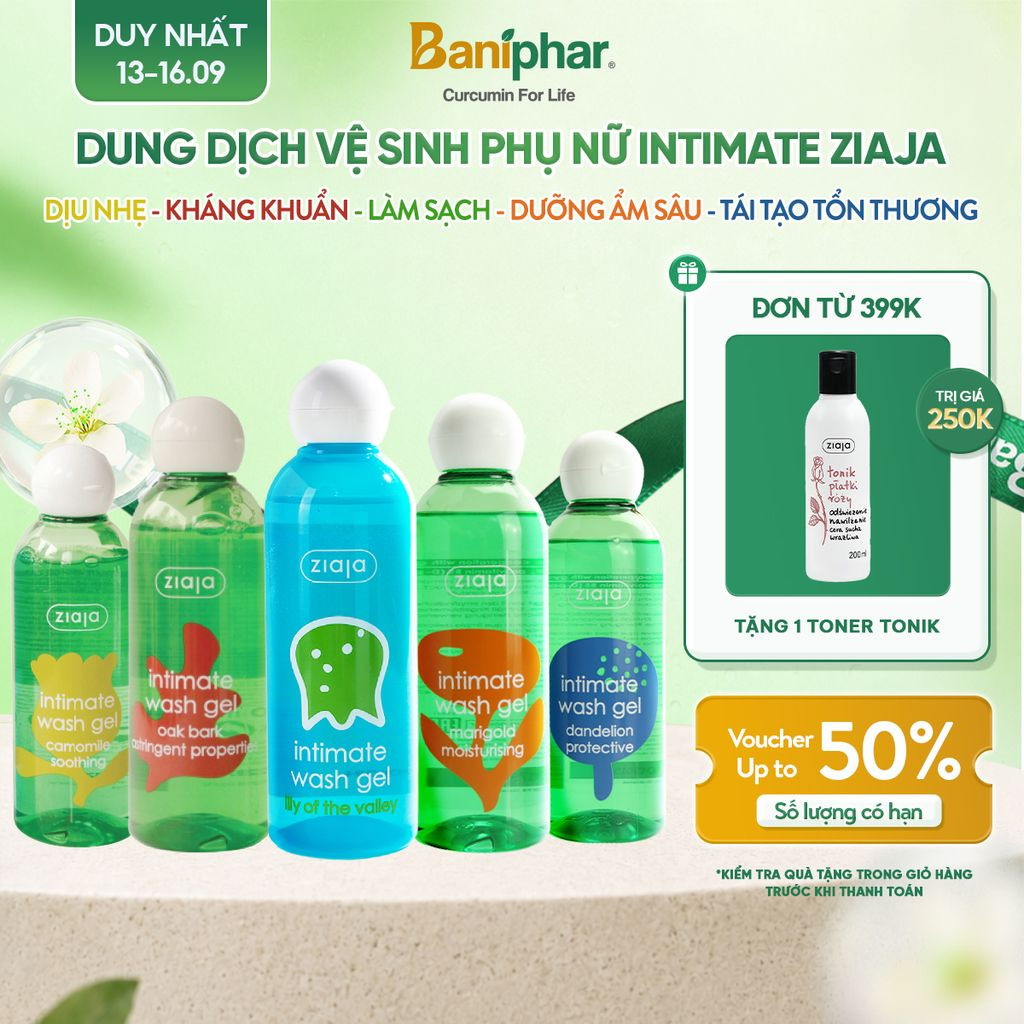 [LIVESTREAM] Dung Dịch Vệ Sinh Phụ Nữ Intimate ZIAJA Ba Lan Giúp Dưỡng Ẩm, Làm Sạch Khử Mùi và Cân Bằng pH Tự Nhiên