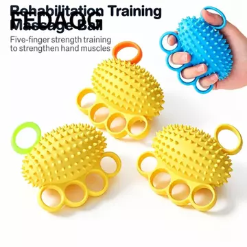 Bóng tập thể dục tay nhím FEDAOG, Bóng trị liệu ngón tay bằng silicon Massage cơ bắp, Phục hồi chức năng ngón tay Huấn luyện viên tai trước tách ngón tay Bóng giảm căng thẳng cho vận động viên Yoga