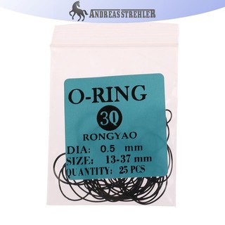Onetimingfine 1Pack 0.5 / 0.6 / 0.7 / 0.8MM Đồng hồ O-Ring Cao su chống nước Mặt sau Đồng hồ Gioăng VN