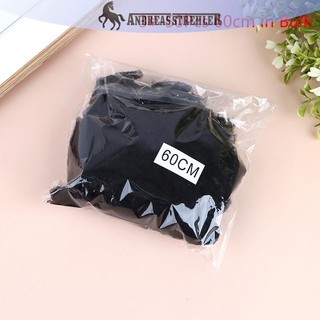 Onetimingfine 50 Lưới Tóc Đen Co Giãn Vô Hình Hairnet Bun 30/50/60CM Phụ Kiện Tóc VN