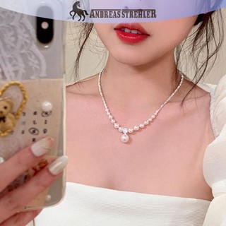 Onetimingfine Thời Trang Cao Cấp Cảm Giác Ngọc Trai Vòng Cổ Dành Cho Nữ Bé Gái Đơn Giản Ngọc Trai Mặt Dây Chuyền Xương Đòn Dây Chuyền Trang Sức Dự Tiệc Phụ Kiện Quà Tặng VN