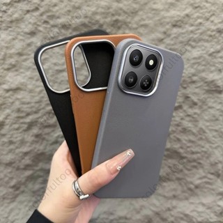 Ốp Lưng TPU Mỏng Chống Sốc Honor X7d 5G 2025 / X7D 4G / X7C / X8C / X6C / X6 5G, Họa Tiết Da Litchi, Nhiều Màu Sắc, Chắc Chắn