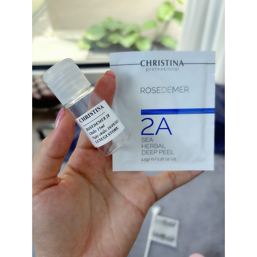 CHÍNH HÃNG] Christina Rosedemer 2A+2B sea herbal deep peel kit 