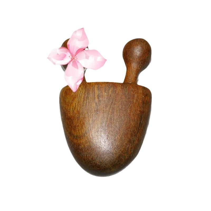 Lược Massage Lụa Vàng Xanh Đàn Hương Đầu Kinh Tuyến Lược Nữ Chuyên Dụng Di Động Đa Năng Răng Lớn Lược Gỗ WXOX