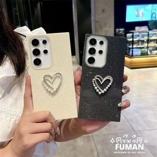 Ốp điện thoại lấp lánh hình trái tim tình yêu 3D mới cho Vivo V60 V50 Lite V50E V40E V40 V30 SE V30E V29E V27E V29 Lite ME V27 V25 Pro V25E V23E 4G 5G Vỏ sang trọng Vỏ cứng sáng bóng