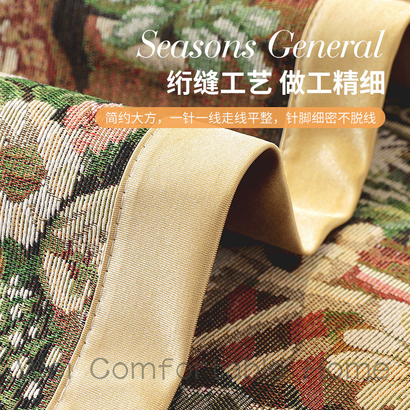 Đơn Giản Sofa Đệm Bốn Mùa Đa Năng Phong Cách Mới Chenille Cao Cấp Sofa Đệm Chống Trơn Trượt Ghế Đệm Vải