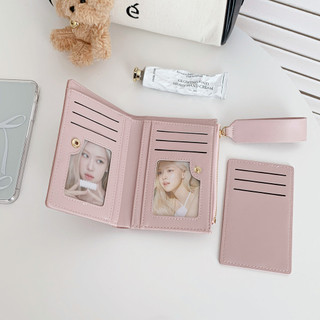 Ví nữ tinh tế phong cách ngắn cầm tay Ví nữ đa chức năng dễ thương Ví đựng tiền mặt