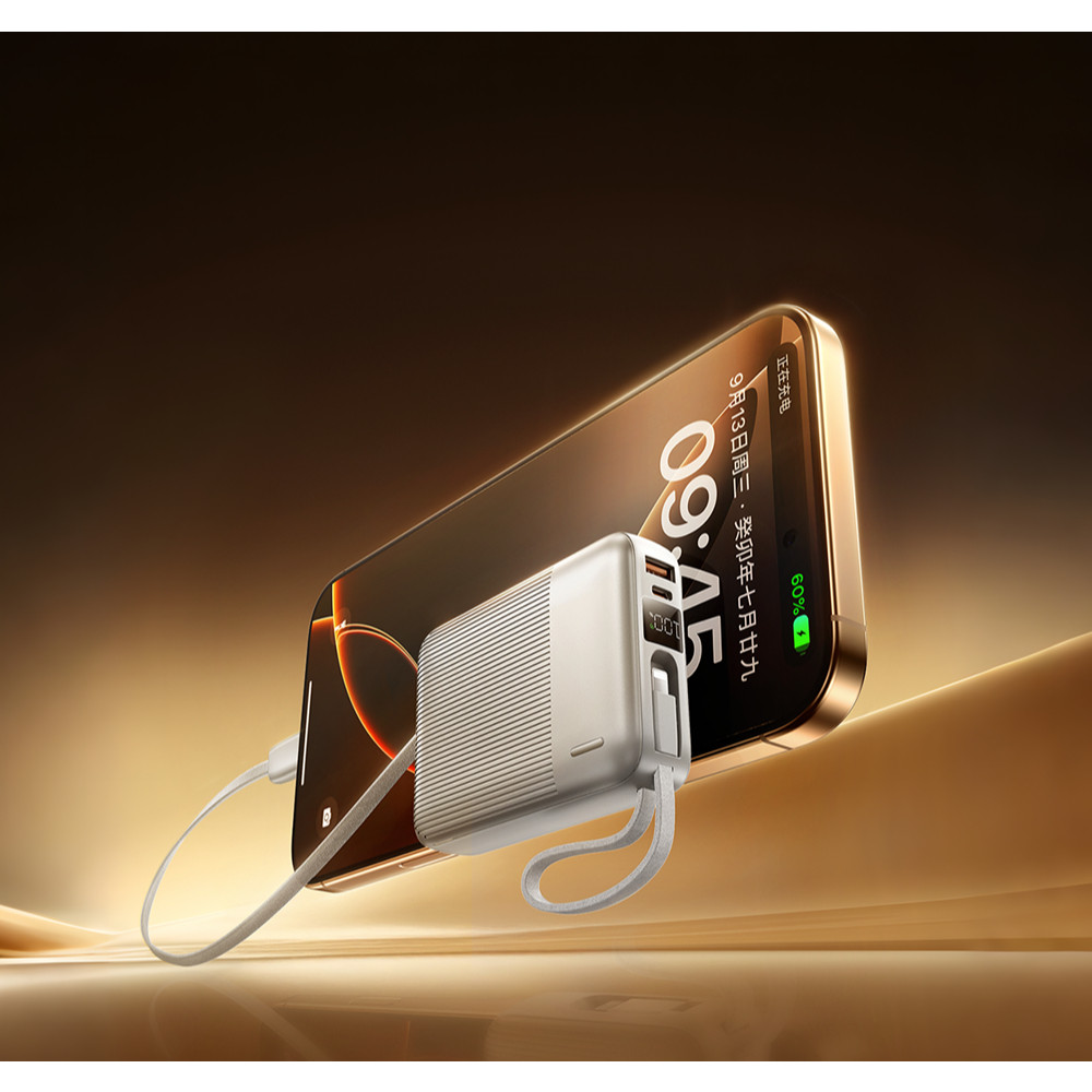 Cục tích điện REMAX FC-06 20000mAh USB-A / TypeC PD / TypeC cáp Out 22.5W, LN 12W - chứng nhận CCC