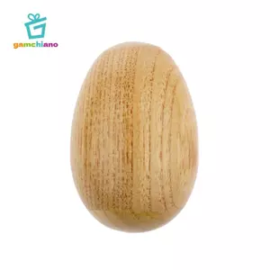 Gỗ Trứng Lục Lạc Maracas Cát Bình Lắc Bé Trẻ Em Bộ Gõ Nhạc Cụ Đồ Chơi Màu Gỗ