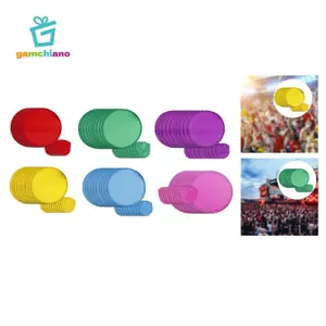 Quạt gấp 10x Quạt gấp di động Quạt tròn đĩa Polyester di động cho hoạt động ngoài trời, quảng cáo, hiệu suất