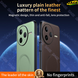 COD DAGE cho Redmi K80 Ốp lưng Bao da từ tính cho Redmi K80 PC chống trượt + TPU chống trượt chất lượng cao