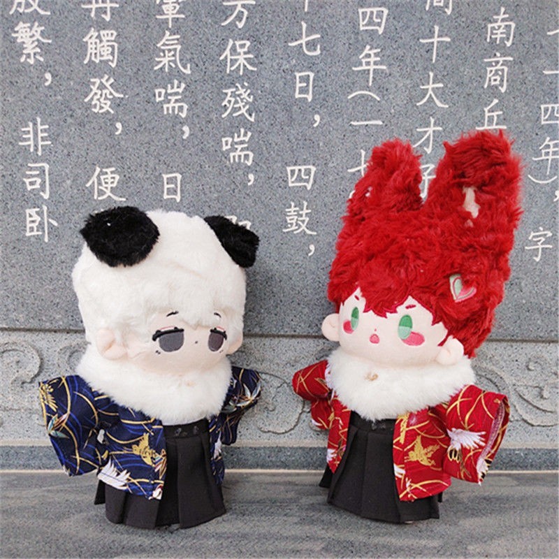 20cm Kimono Phù Hợp Với Bé Trai Quần Áo Bé Trai Giá Bắp Cải Búp Bê Cotton Dễ Thương Không Thuộc Tính Búp Bê Búp Bê Quần Áo 3.14
