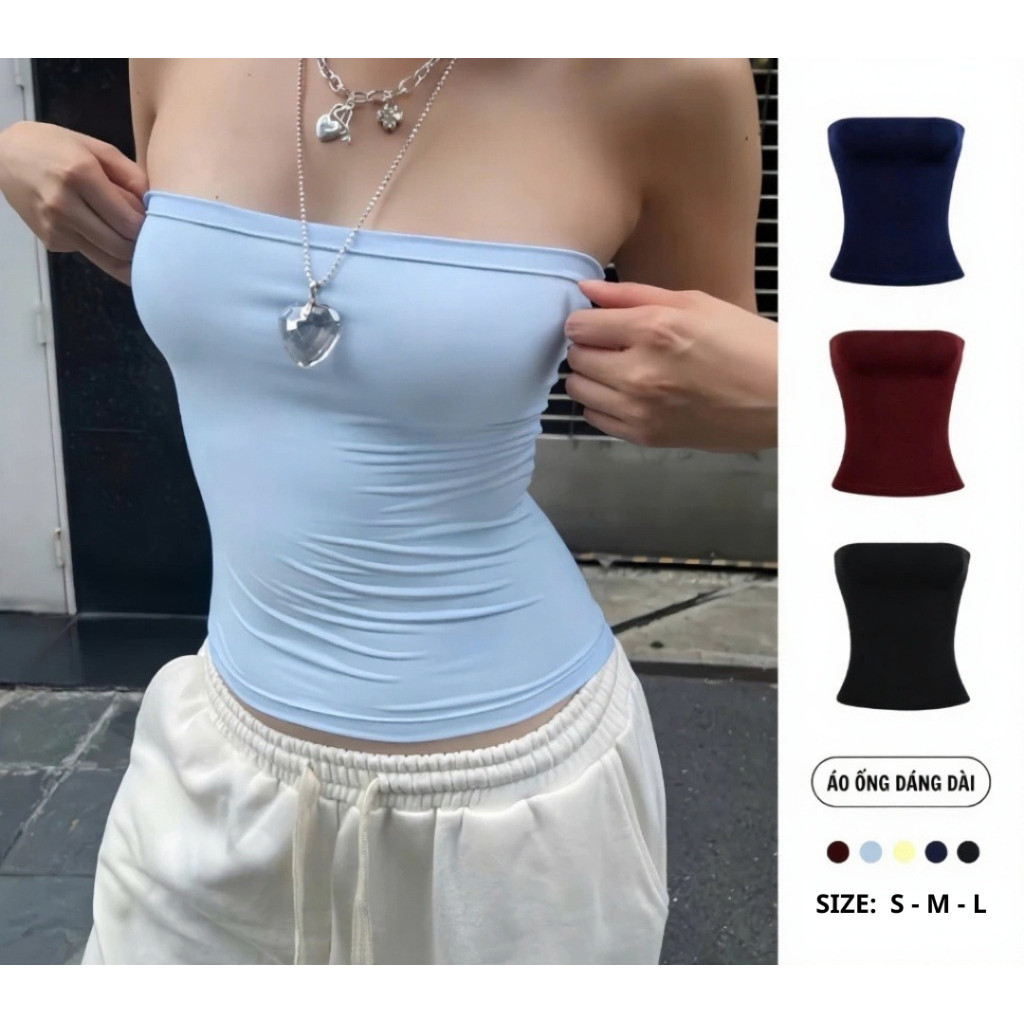 [Mở Bán] Áo ống Slimfit DANEJI,Áo Ống Trơn Basic Ôm Body Nhiều Màu Basic,Trẻ Trung,Gợi Cảm_A716