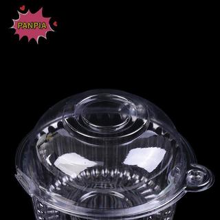 [PNPIA] 50 Cốc Hộp Bánh Nhựa Trong Suốt Mèo Con Tai Hộp Bánh Tròn PVC Vỉ Hộp West Point VN